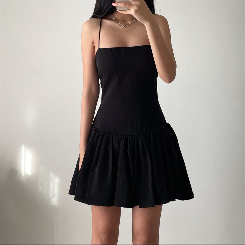 Brand new NBD black mini dress